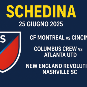 Schedina Vincente – Campionato MLS 25/06/2025 (✅ Vinta)
