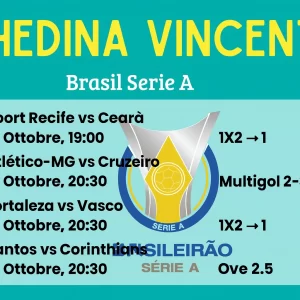 Schedina Vincente – Brasil Serie A 15 Ottobre 2025