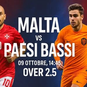 Pronostico Over 2.5 Malta vs Paesi Bassi | Quote, Statistiche e Analisi Pre-Partita